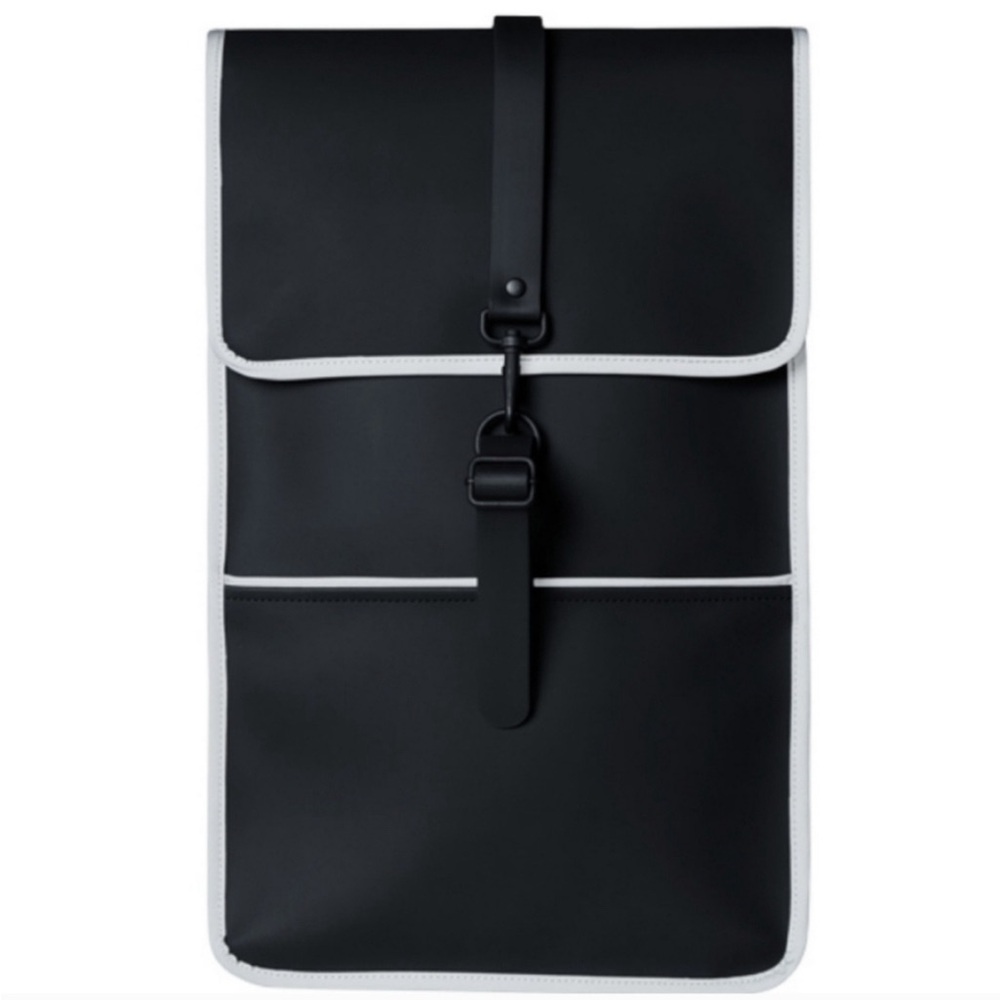 Rains NWT unisex backpack in black reflective color